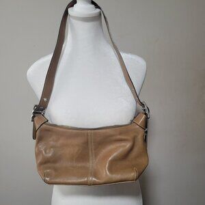 Coach Tan Carmel Colored Handbag, Preowned
